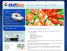 Tablet Screenshot of chillhire.co.uk